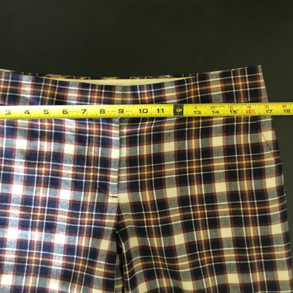 J. CREW - Plaid City Fit Bermuda Shorts SZ 6 Wool Blend London - Picture 6 of 10
